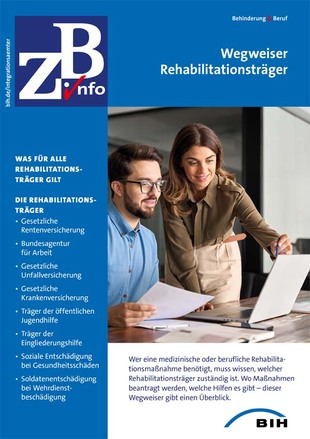 Titelblatt ZB info - Wegweiser Rehabilitationsträger